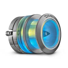 Front. DS18 Audio - PRO-TW 2.5" Super Bullet Tweeter, 100W RMS 4-Ohm.