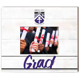 Jardine - Spring Hill Badgers 13.5" x 11.5" Grad Frame - White