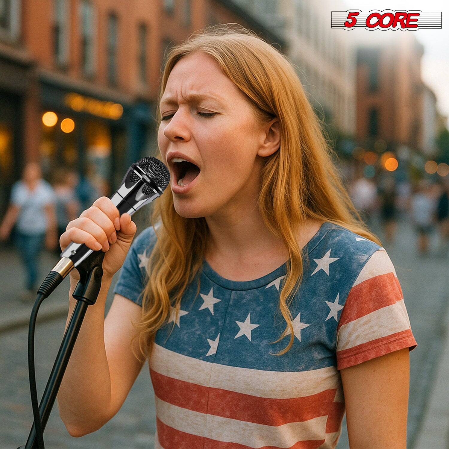 Alt View 8. 5 CORE - XLR Microphone Dynamic Mic Karaoke Singing Studio Mics Handheld  -PM 817 CH.