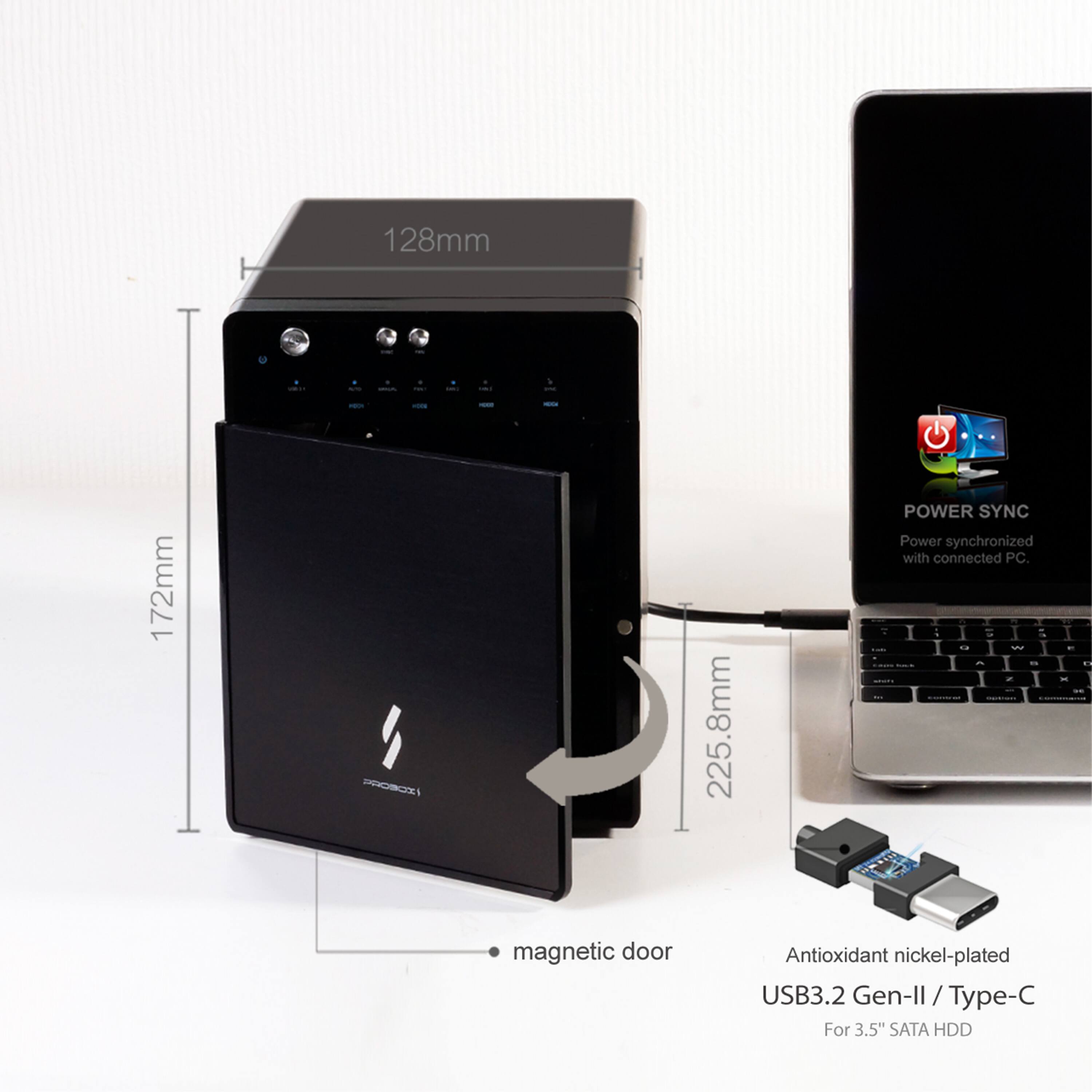 Mediasonic USB 3.2 4 Bay 3.5
