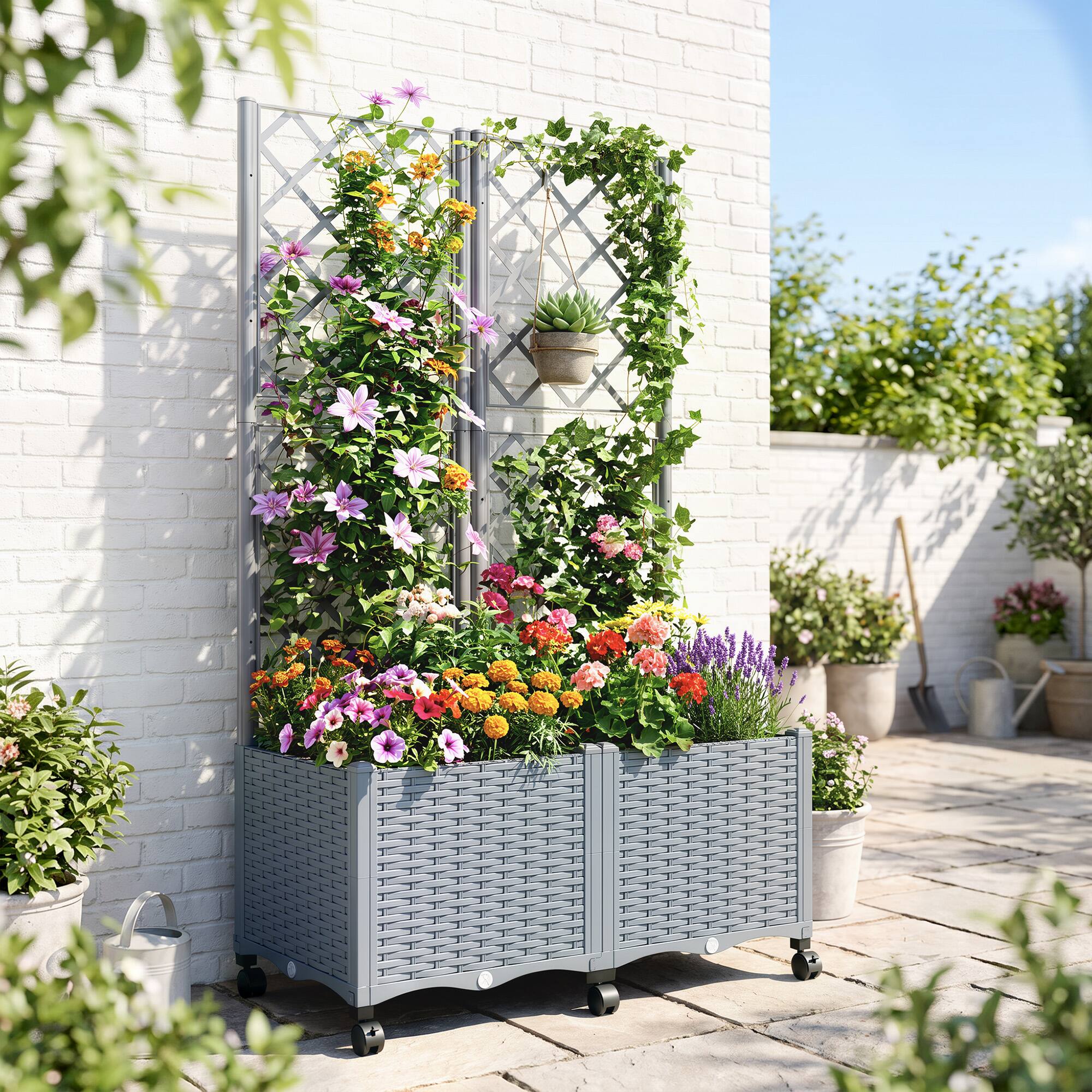 Alt View 1. Outsunny - Box with Trellis.