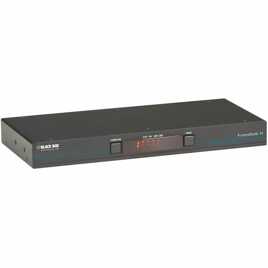 First Computer Info Black Box Network Services KM Switch with Glide & Switch Mouse ...