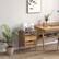 Alt View 12. Costway - Bamboo Nightstands Set of 2 with Pull-out Drawer and Storage Shelf Wood - Natural.