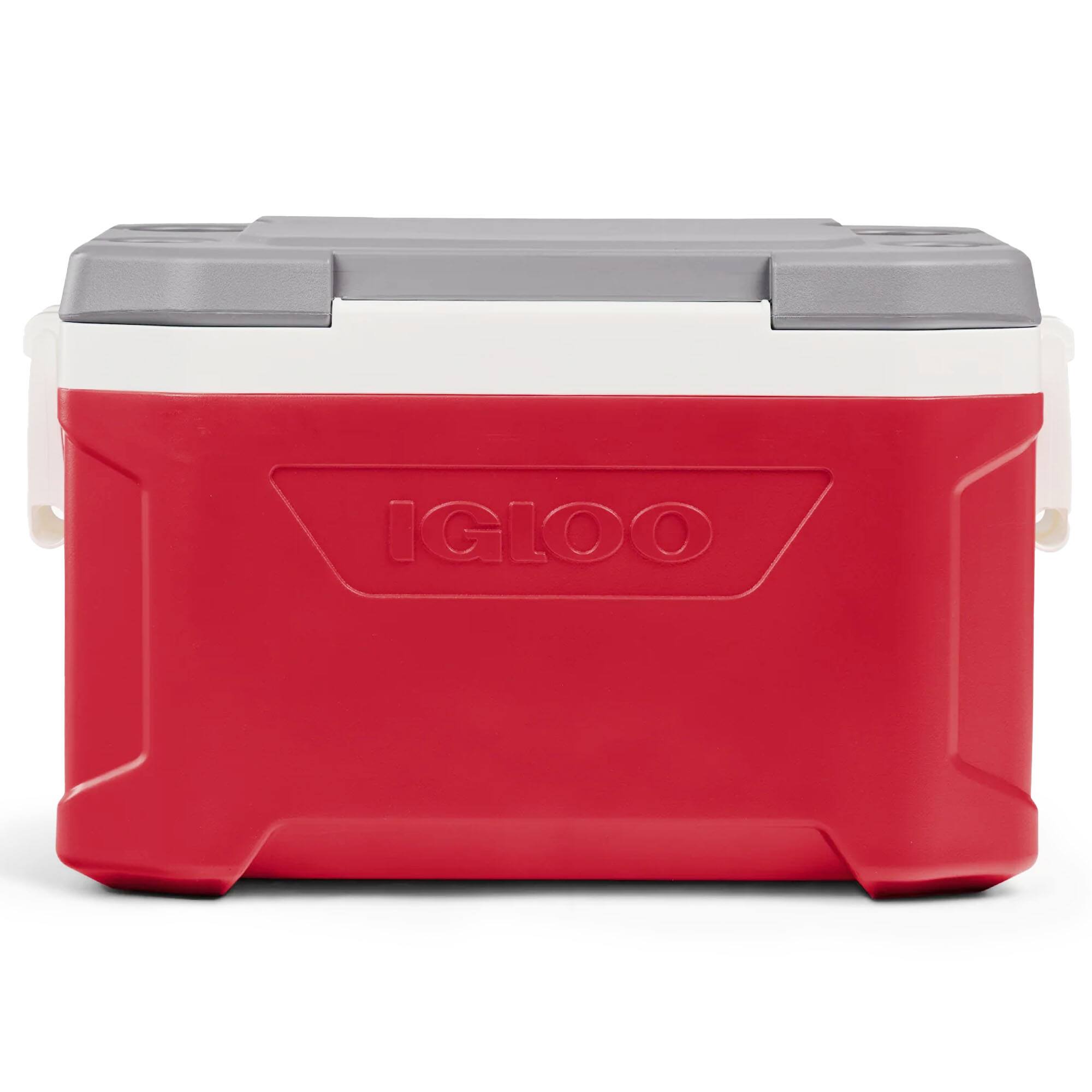 Alt View 3. Igloo - IGLOO Latitude 52 Qt Cooler, Red - Red.