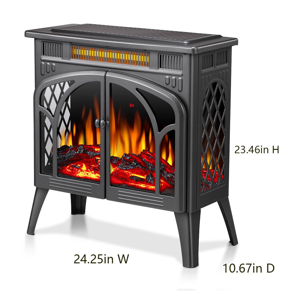 24.25in W  
23.46in H  
10.67in D