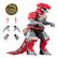 Front. Super7 - ULTIMATES! 8 in Plastic Mighty Morphin Power Rangers Action Figure - Tyrannosaurus Dinozord.