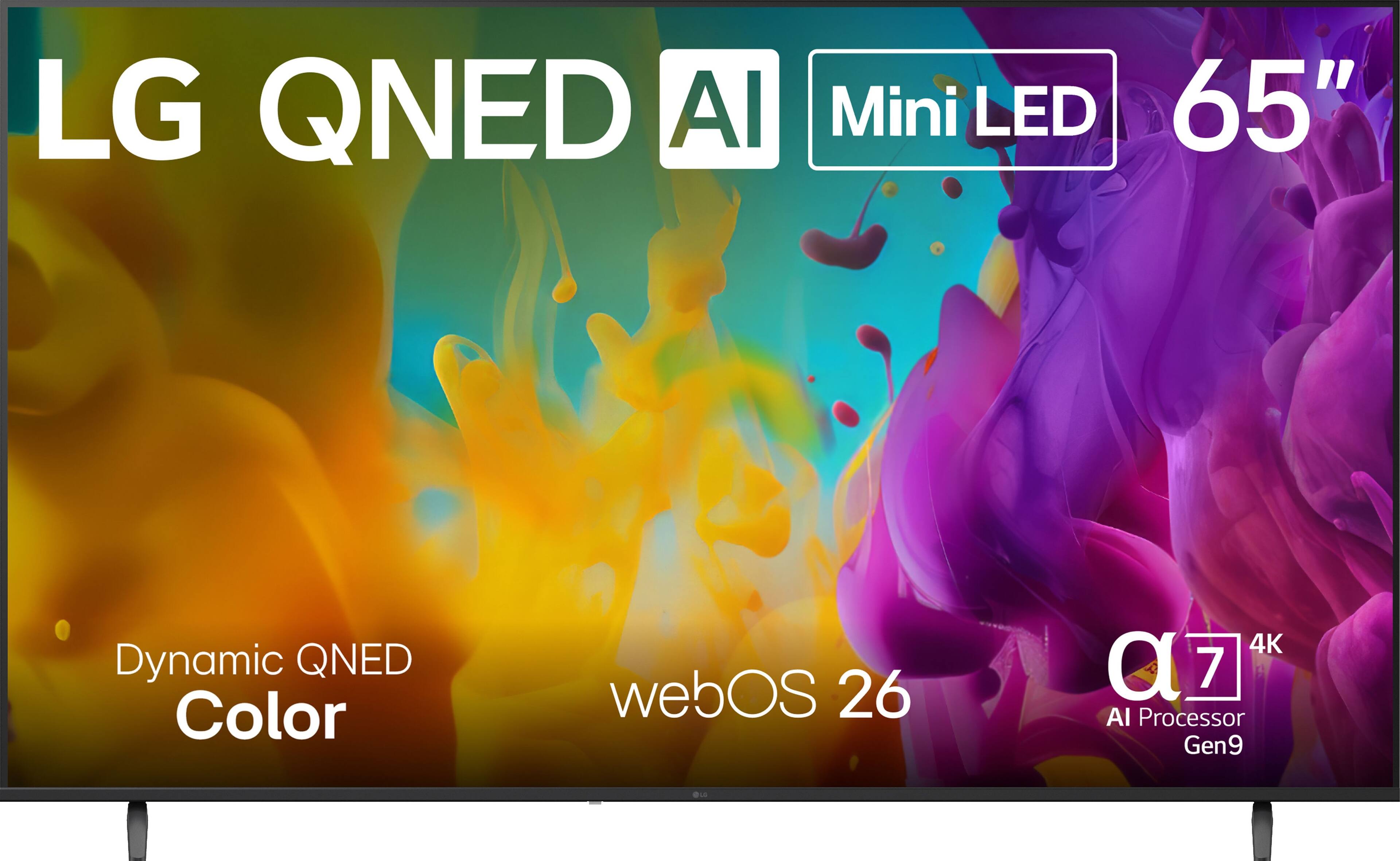 LG QNED AI Mini LED 65" Dynamic QNED Color webOS 26 4K α7 AI Processor Gen9