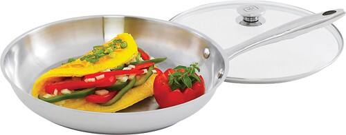 Alt View Standard 2. Wolfgang Puck - 12" Covered Skillet - Stainless-Steel.