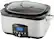 Angle Standard. Wolfgang Puck - 6-Quart Electronic Multicooker - Black/Brushed Stainless-Steel.