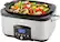 Alt View Standard 3. Wolfgang Puck - 6-Quart Electronic Multicooker - Black/Brushed Stainless-Steel.