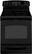 Front Standard. GE - 30" Self-Cleaning Freestanding Electric Convection Range - Black-on-Black.