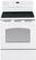 Front Standard. GE - 30" Self-Cleaning Freestanding Electric Range - White-on-White.