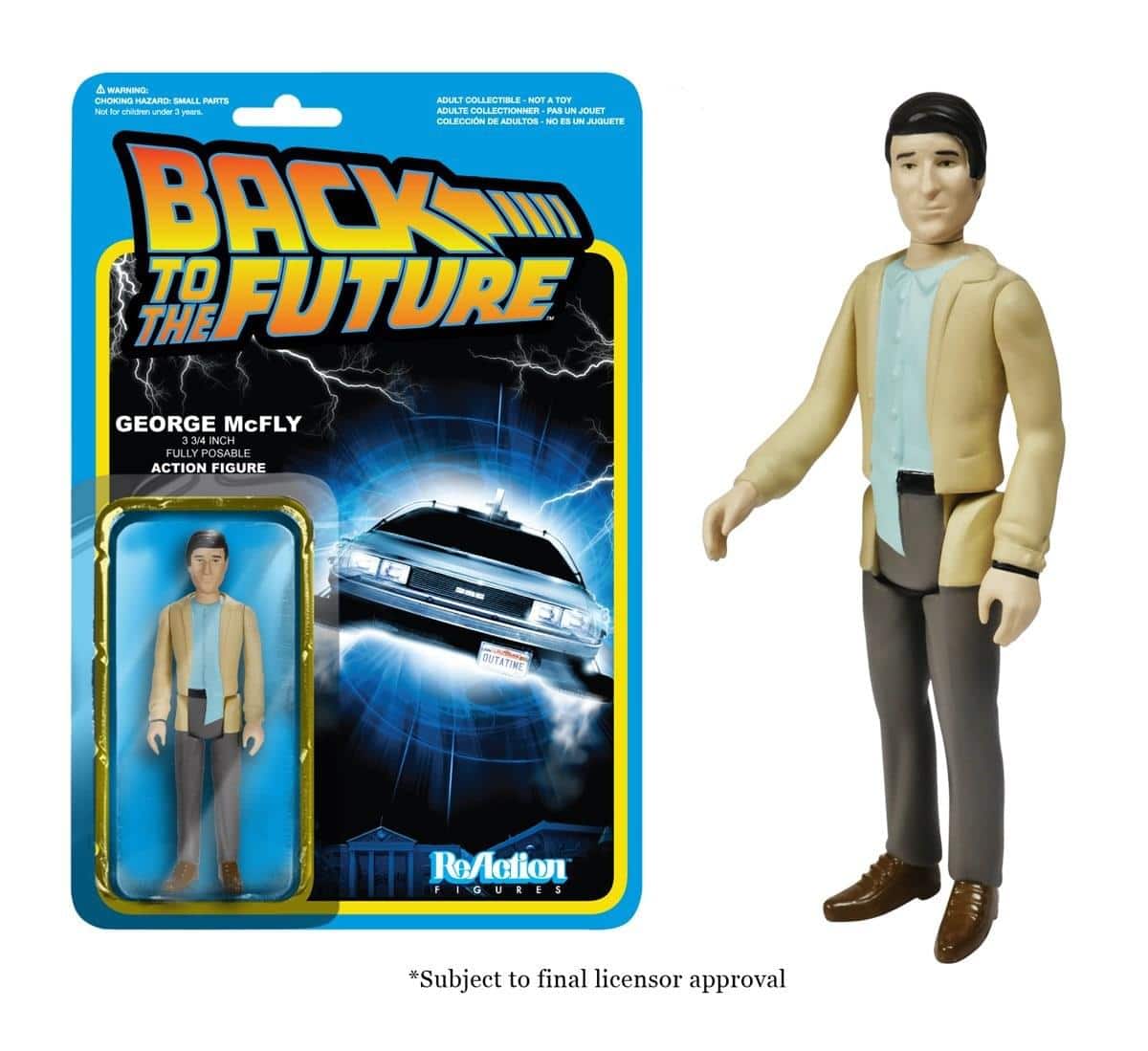Funko - ReAction Back To The Future George McFly Action Figure