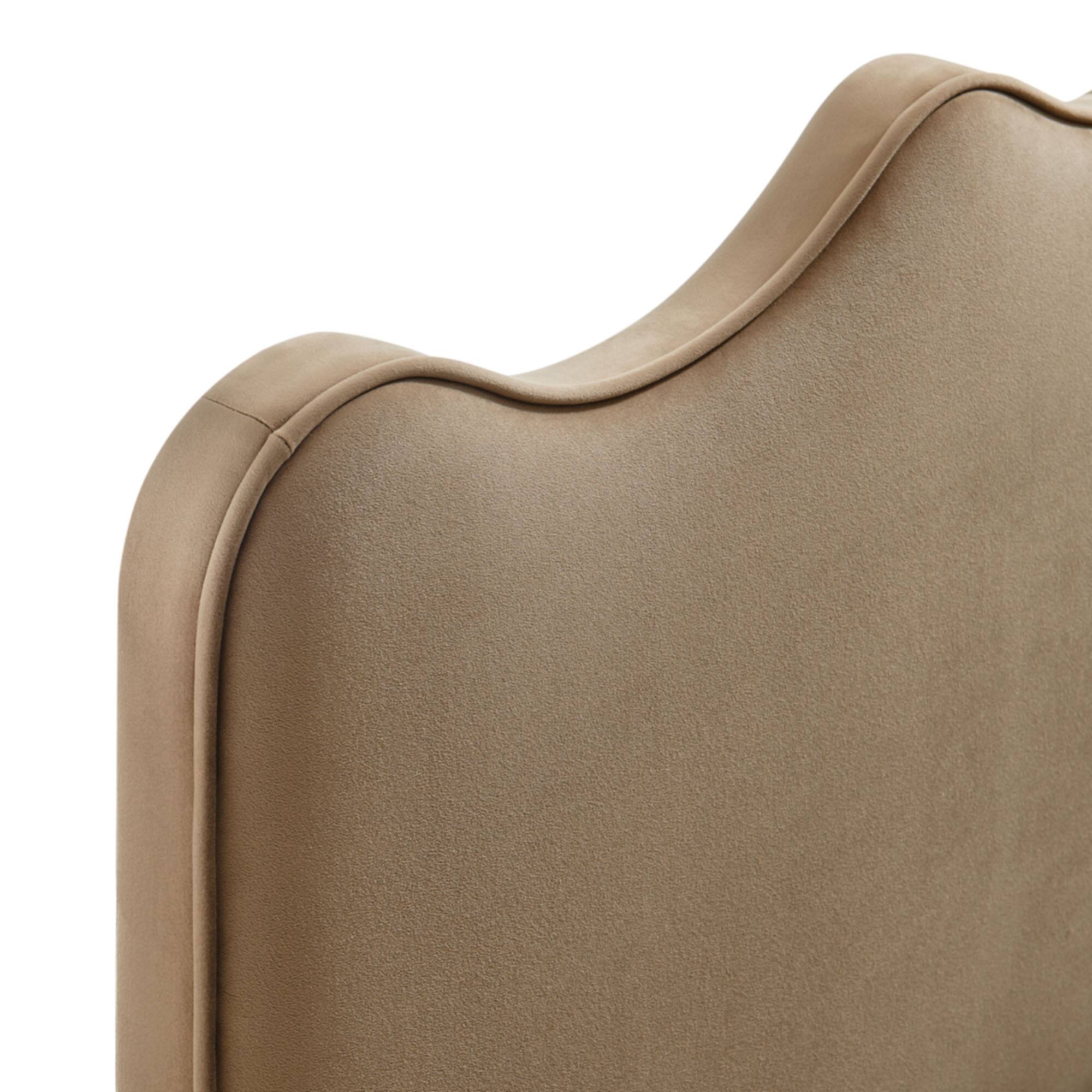 Alt View 4. Modway - Athena Upholstered Headboard by Modway - Taupe.