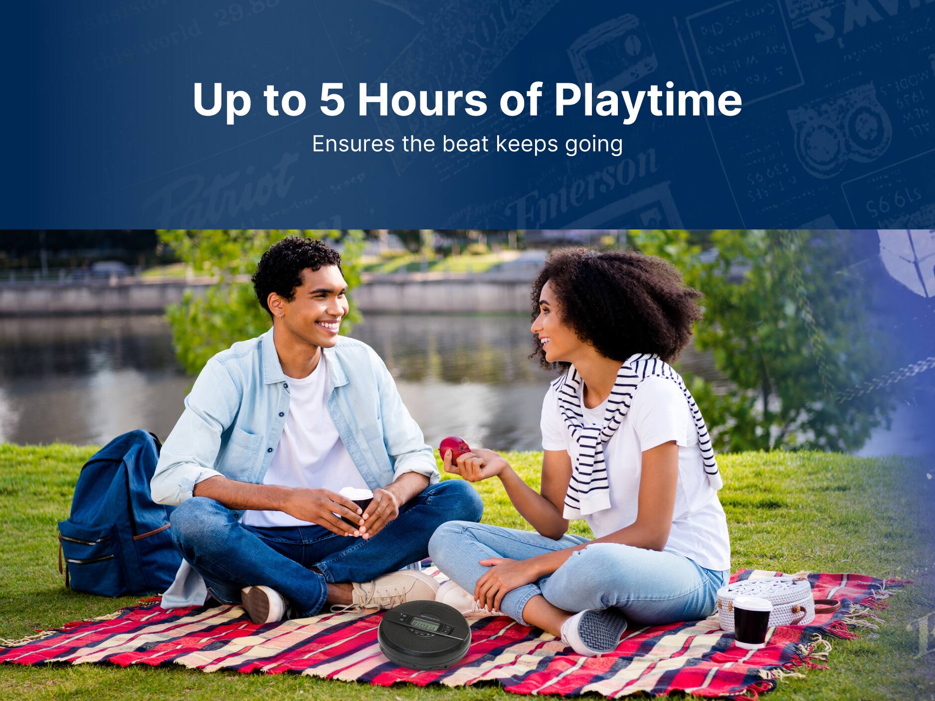 Up to 5 Hours of Playtime
Ensures the beat keeps going