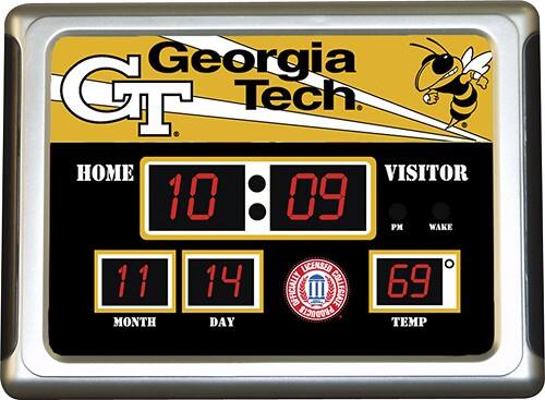 Best Buy Team Sports America Georgia Tech Scoreboard Alarm Clock