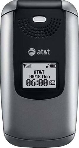 Front Standard. LG - CP150 Mobile Phone (Unlocked) - Black/Silver.