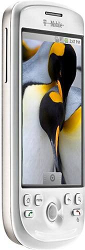 Angle Standard. HTC - myTouch Mobile Phone (Unlocked) - White.