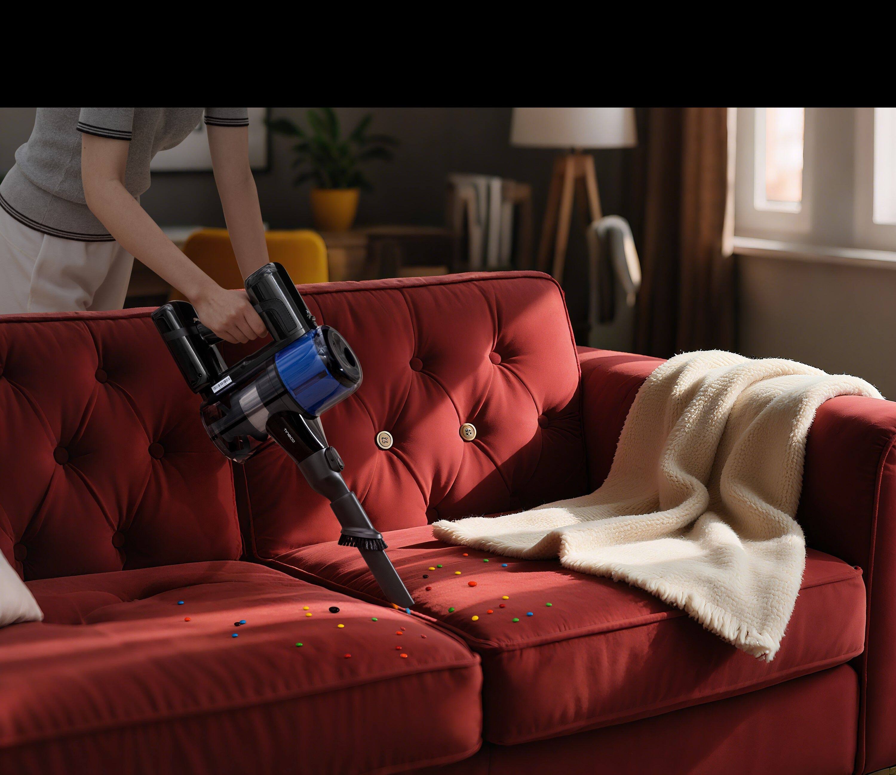 Alt View 1. Tineco - Pure ONE S30 Cordless Stick Vacuum with Smart Sensor and ZeroTangle Brush - Black.