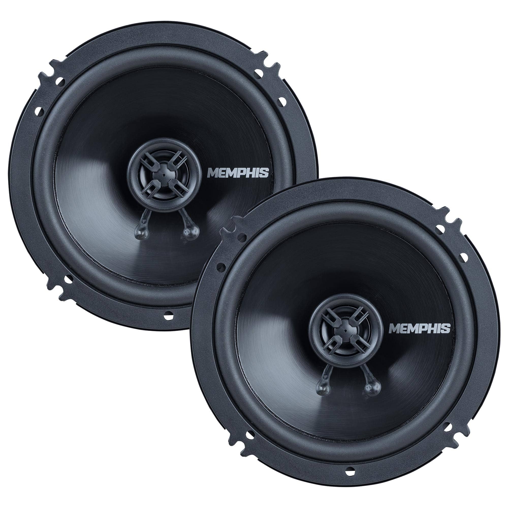 Memphis Car Audio - Memphis Audio SRX62V Street Reference Series 6.5" 2-Way Coaxial Speakers - Pair - Black/Gray