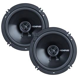 Memphis Car Audio - Memphis Audio SRX62V Street Reference Series 6.5" 2-Way Coaxial Speakers - Pair - Black/Gray