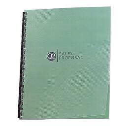 GBC - Design View Presentation Binding System Covers, 11 x 8-1/2, 25/Pack - Clear