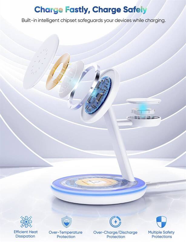 Charge Fastly, Charge Safely

Built-in intelligent chipset safeguards your devices while charging.

- Efficient Heat Dissipation
- Over-Temperature Protection
- Over-Charge/Discharge Protection
- Multiple Safety Protections