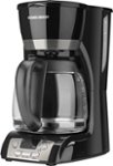 Angle Zoom. Black & Decker - 12-Cup Programmable Coffee Maker - Black.