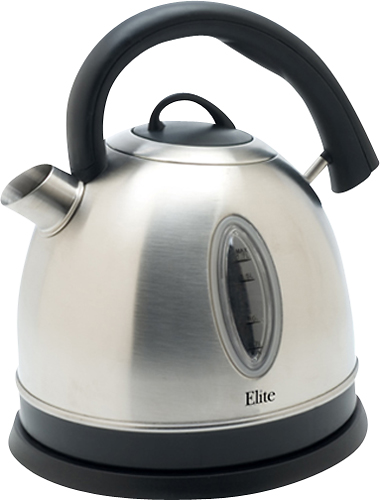 Elite by Maxi-Matic Cordless Electric Kettle - Silver/Black, 1.7 L