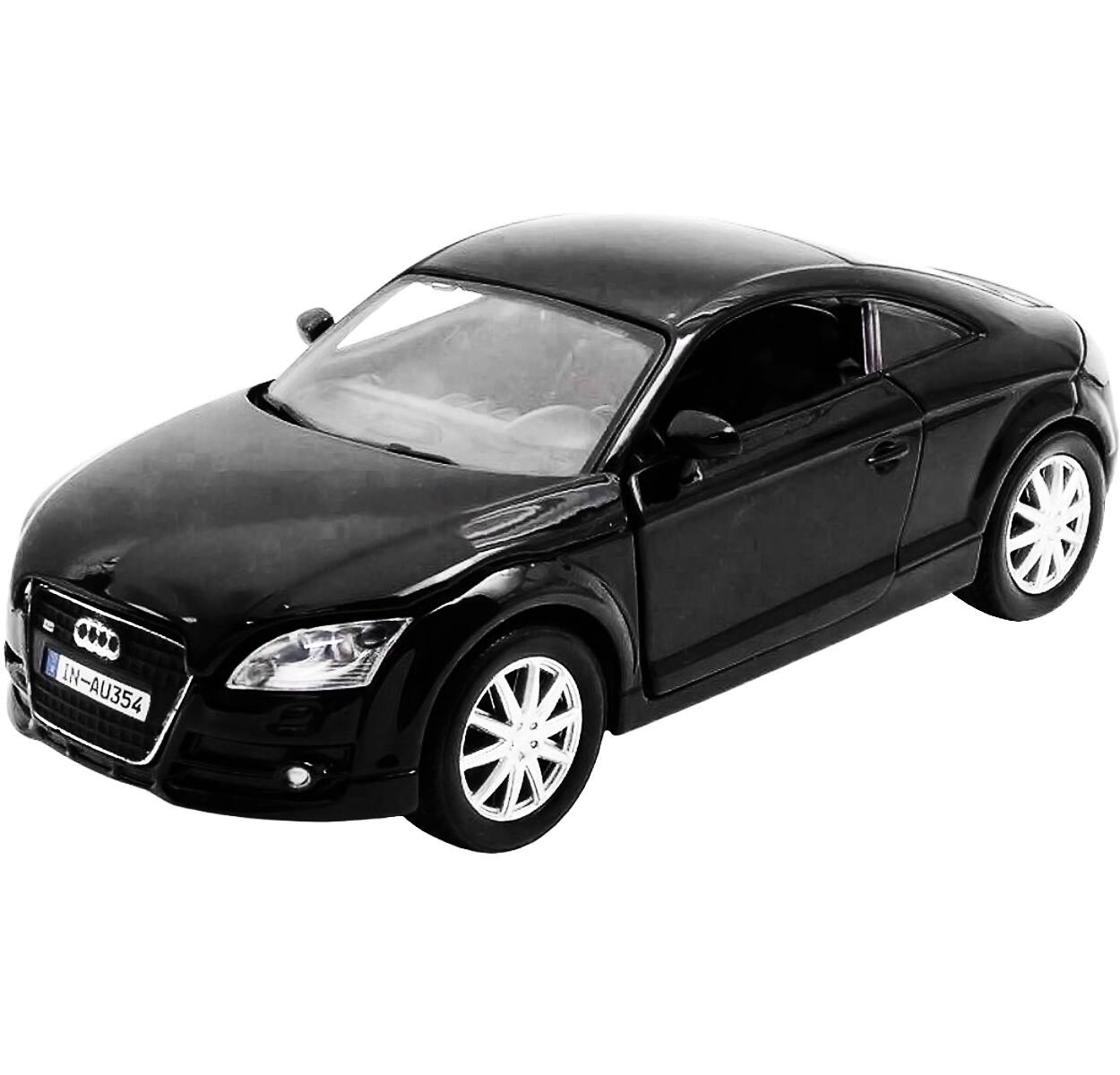 Alt View 1. Motormax - Audi TT Coupe Black 1/24 Diecast Model Car by Motormax.