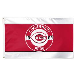 WinCraft - Cincinnati Reds 3' x 5' Applique Flag - Multicolor
