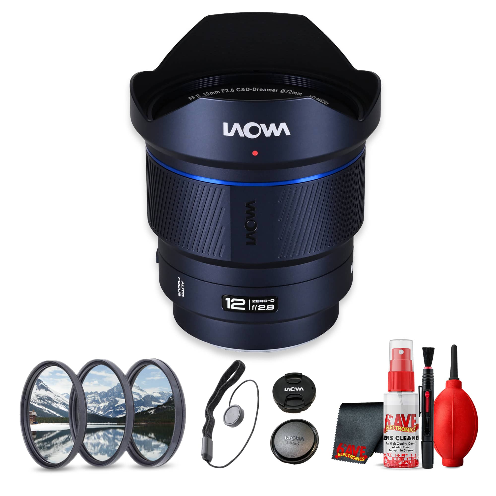 Venus Optics Laowa 12mm f/2.8 Lite Zero-D AF Lens for Sony E Bundle - Black price history on PriceWatchPro