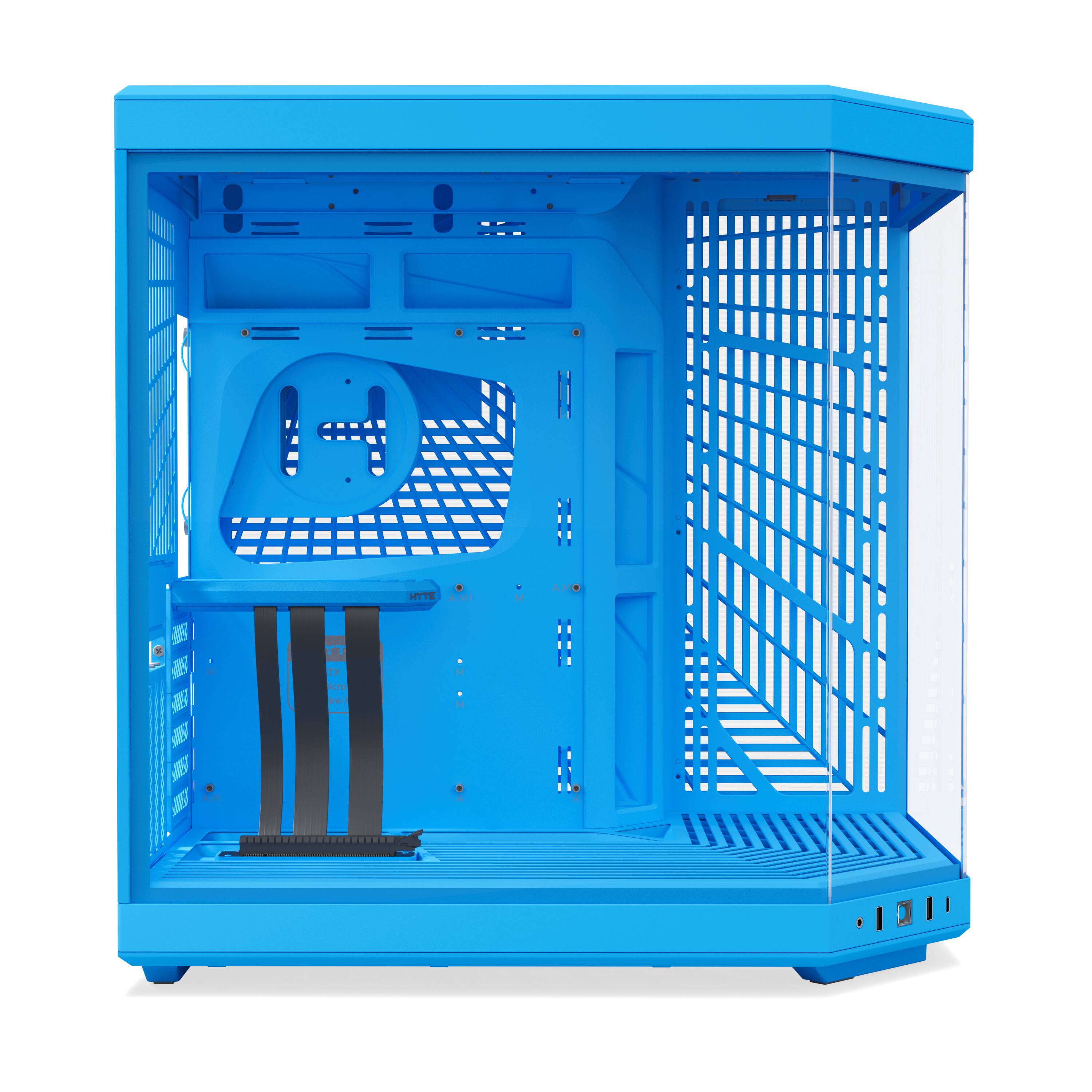 Alt View 12. HYTE - Y70 Mid-Tower ATX Gaming PC Desktop Case with Riser Cable - Blueberry Milk.