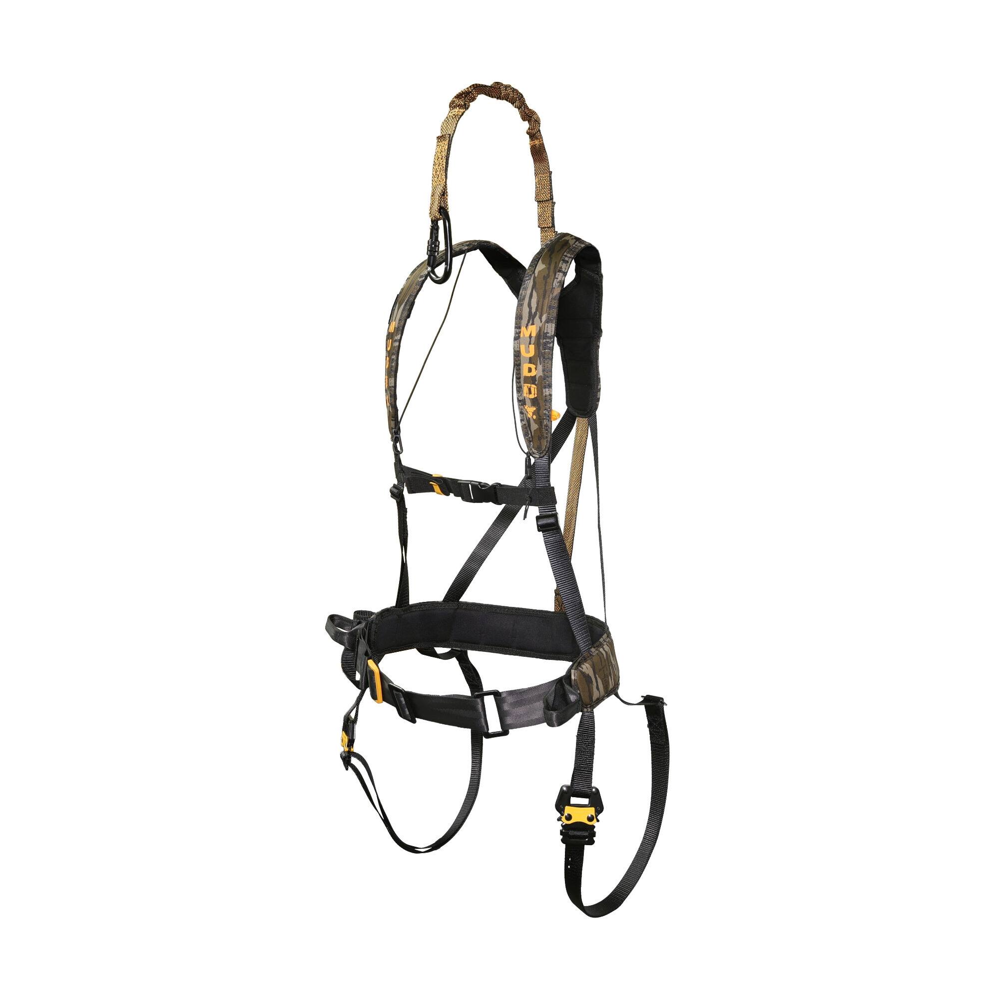 Left. Muddy - Muddy Ambush Safety Harness with Standard Quick-Release Buckles (Mossy Oak) - Mossy Oak.