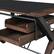 Alt View 13. OSP Home Furnishings - 48" Glass Top Desk with Storage - Cherry.