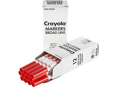 Crayola Markers Broad Line  
One Dozen  
Crayola Markers Broad Line  
Non-Toxic  
12 Markers
