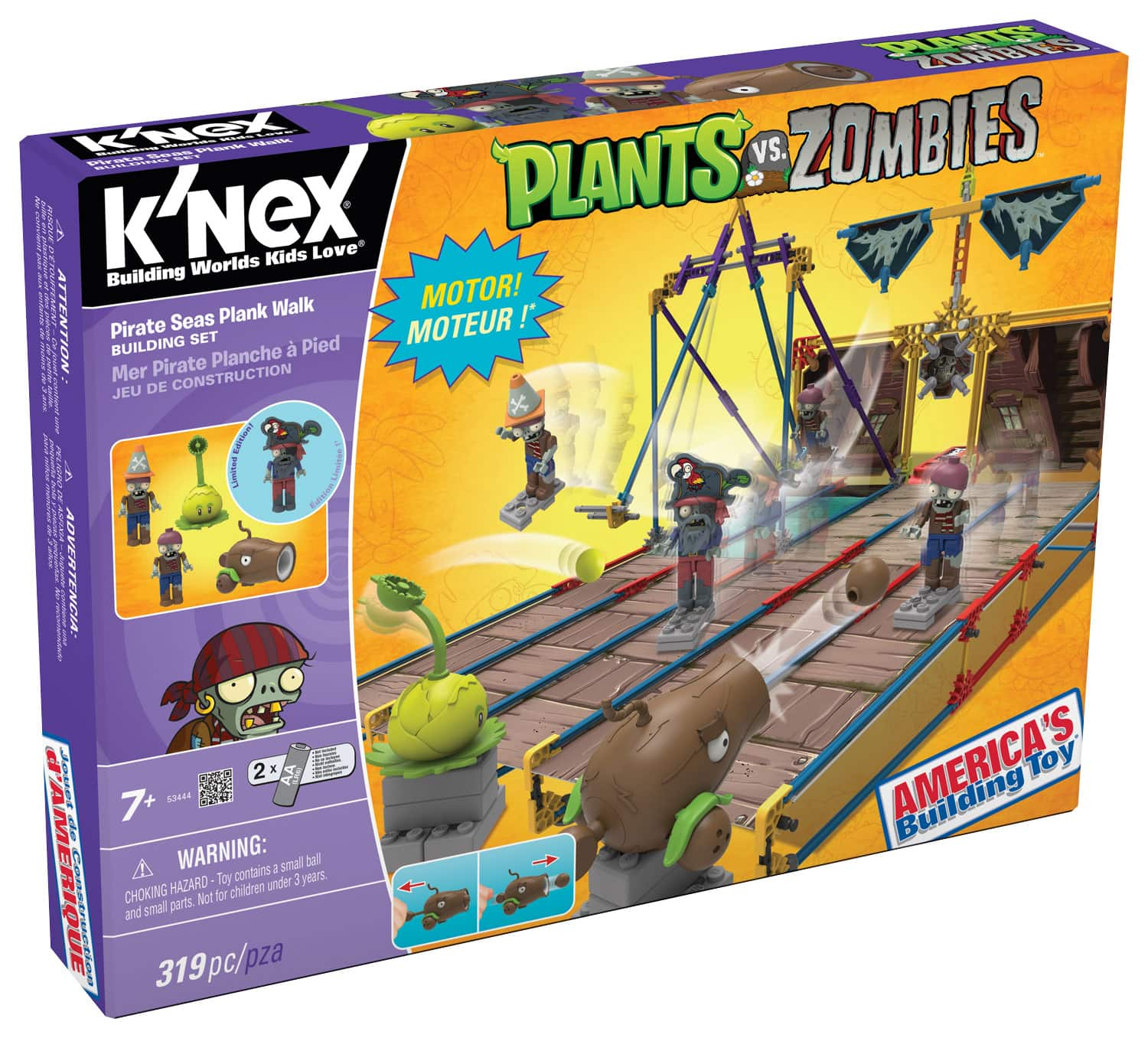 Plants vs. Zombies brings the turf war to K'NEX