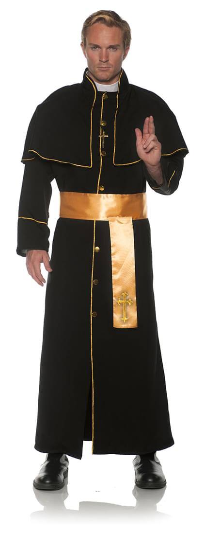 Underwraps - Priest Adult Costume, XX-Large - Black price history on PriceWatchPro