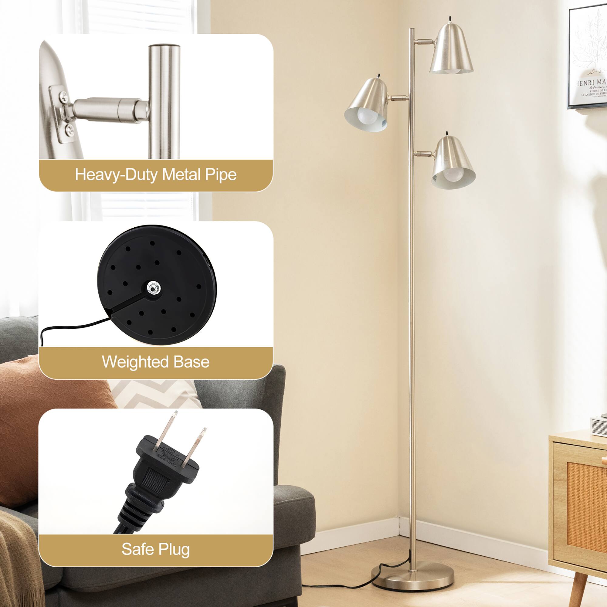 HENRI MA. A - O. Heavy-Duty Metal Pipe Weighted Base Safe Plug