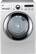 Front Standard. LG - SteamDryer 7.3 Cu. Ft. 9-Cycle Large Capacity Steam Electric Dryer - White.