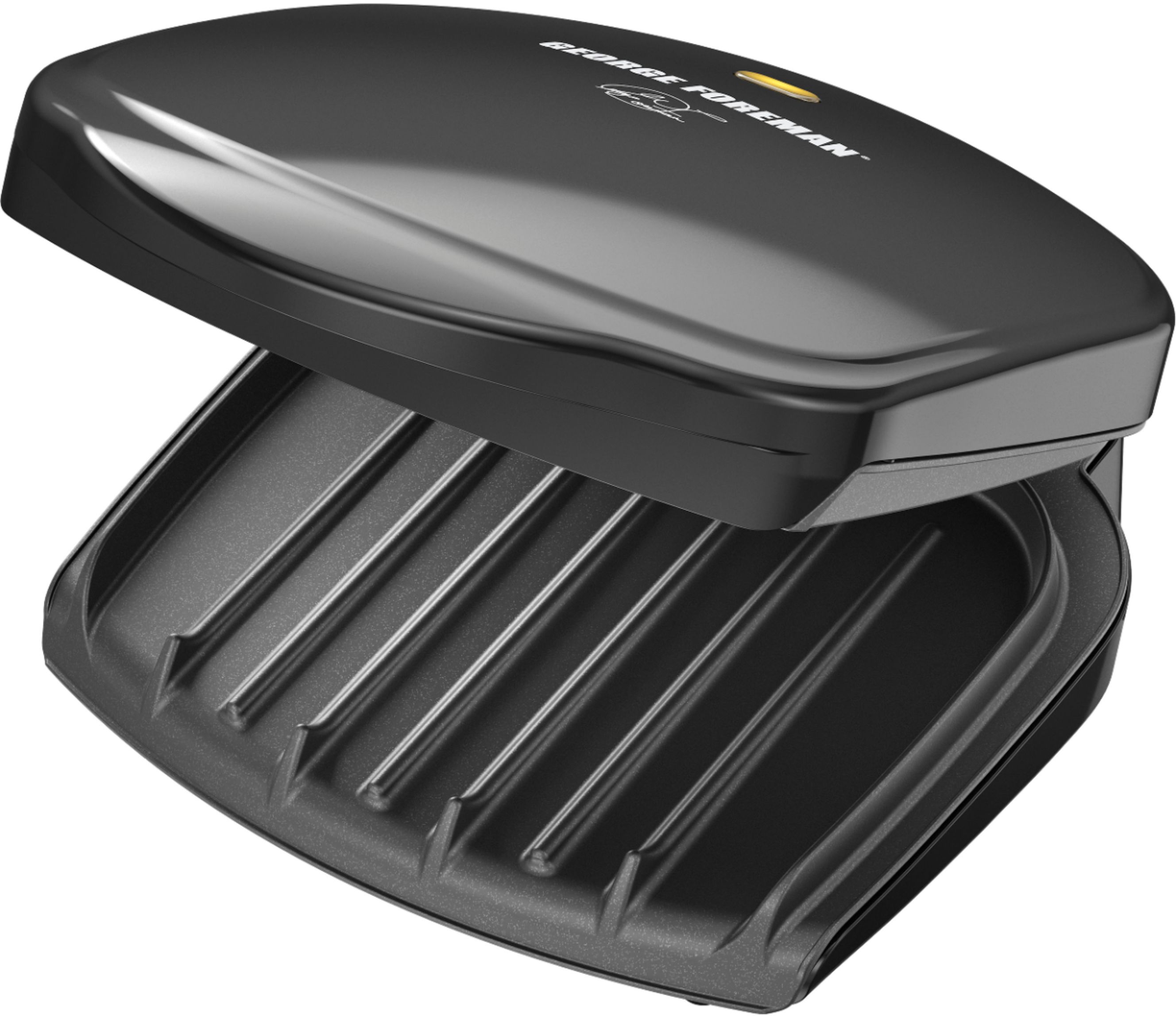 George Foreman Two Portion Compact Grill 220 240 volts - Black (18840-00)