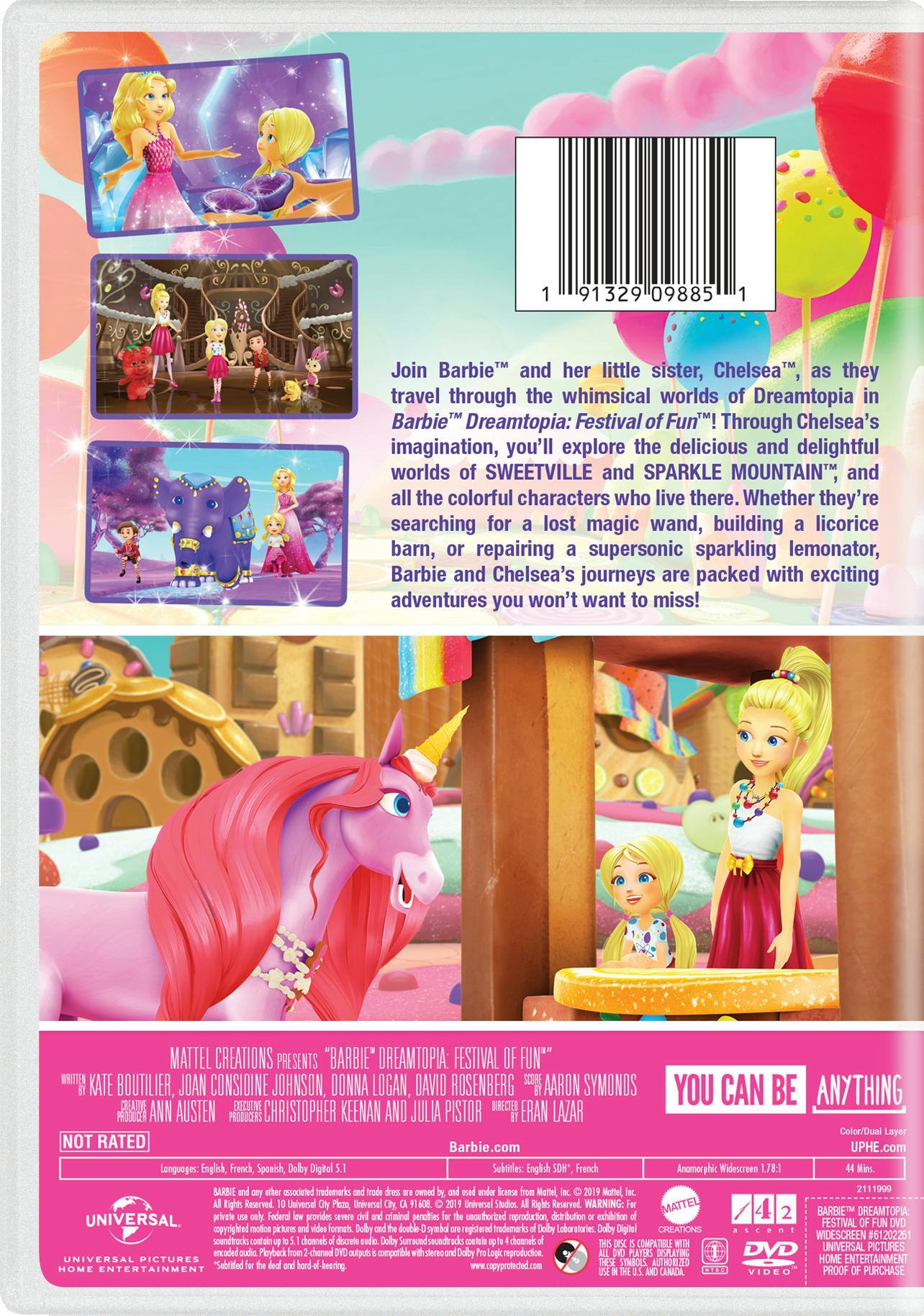 Angle. Barbie Dreamtopia: Festival of Fun [DVD].