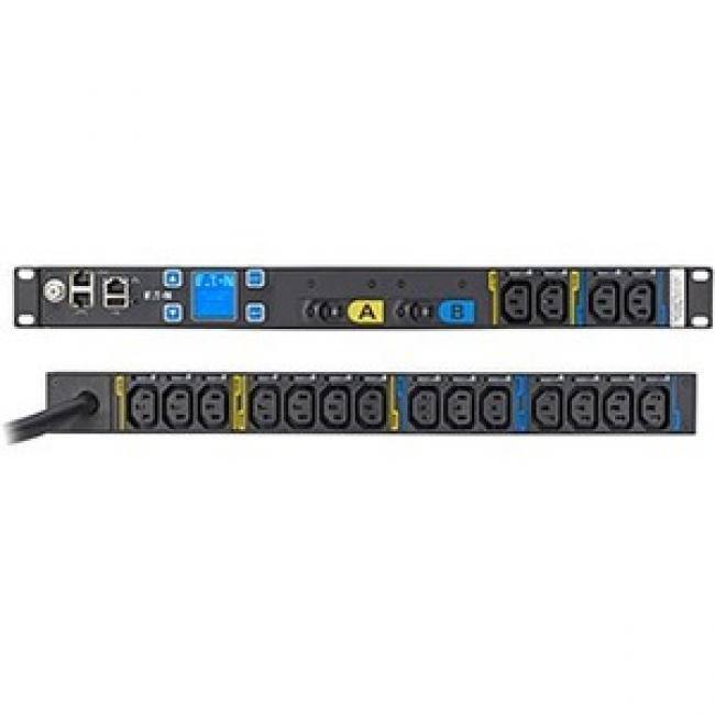 Eaton - Metered Input rack PDU, 1U, L6-30P input, 10 ft cord, Single-phase, 200-240V, Outlets: (18) C13 Outlet grip - NEMA - Unknown price history on PriceWatchPro