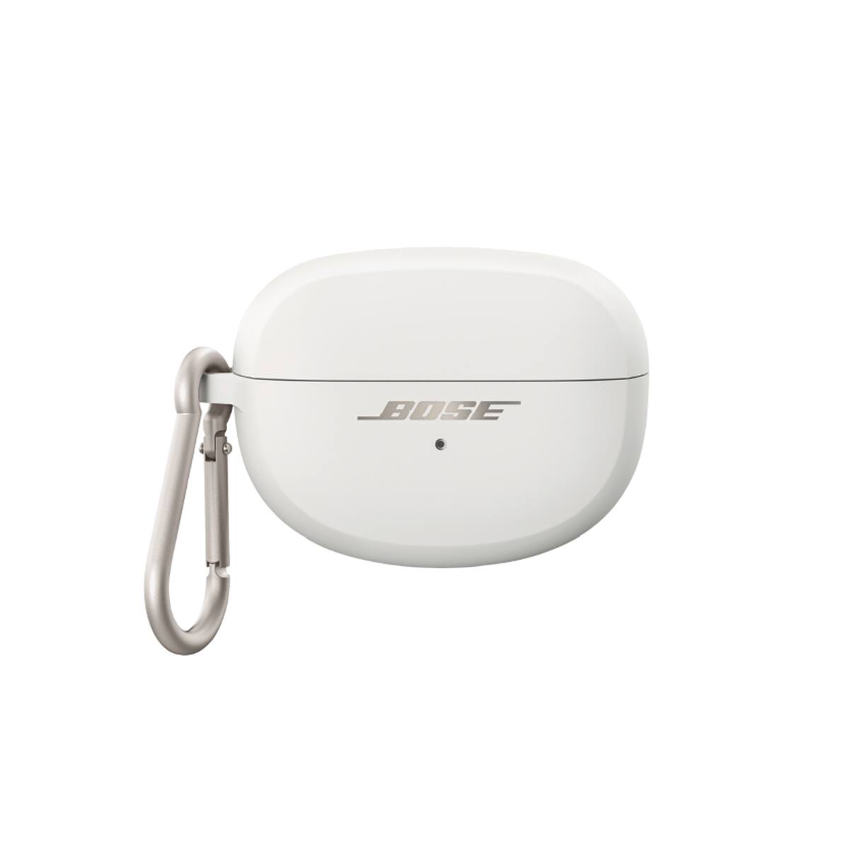 Alt View 2. Bose - Bose Ultra Open Wireless Earbuds, Moonstone Blue, w/White Smoke Case Cover.