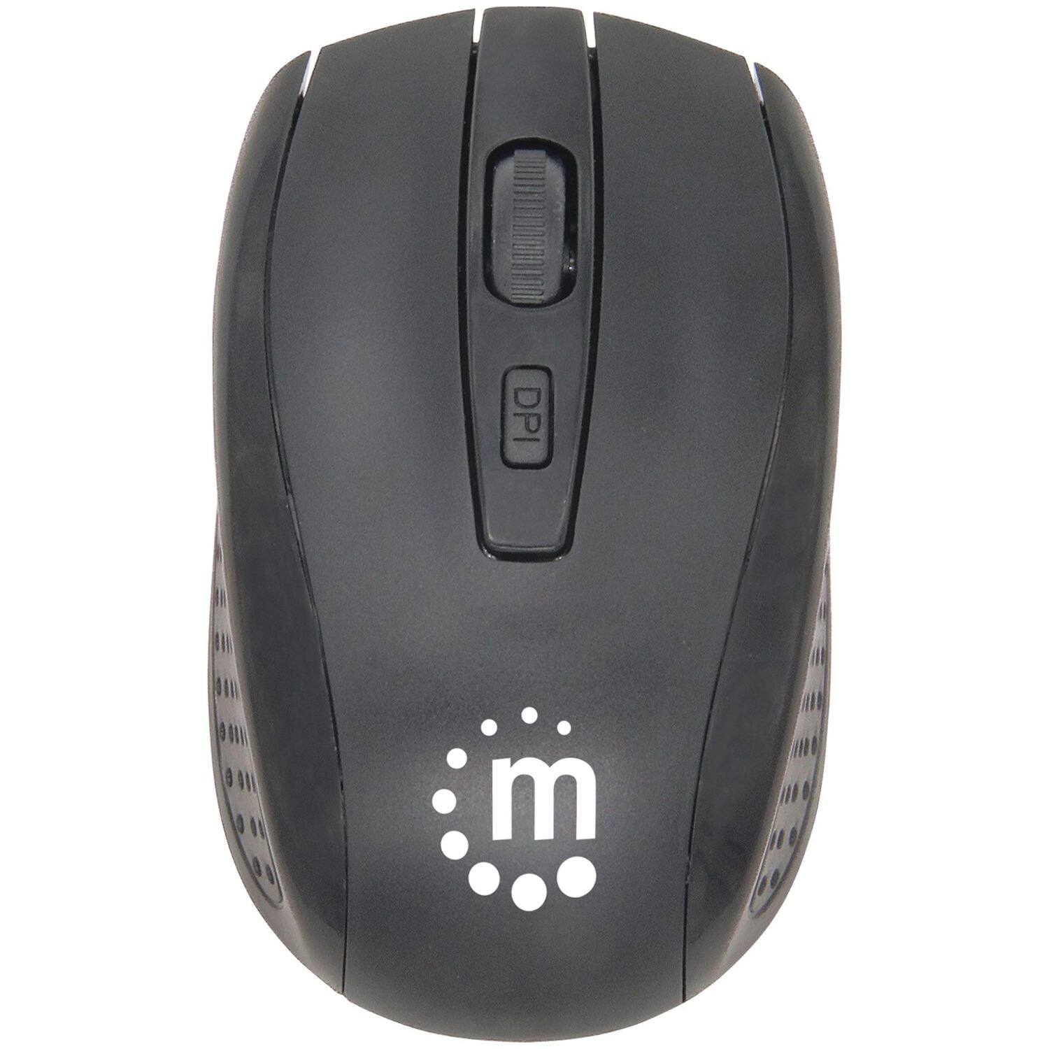 Back. Manhattan - Wireless Keyboard and Optical Mouse Set - Black.