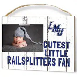 Jardine - Lincoln Memorial Railsplitters 8'' x 10'' Cutest Little Weathered Logo Clip Photo Frame - White