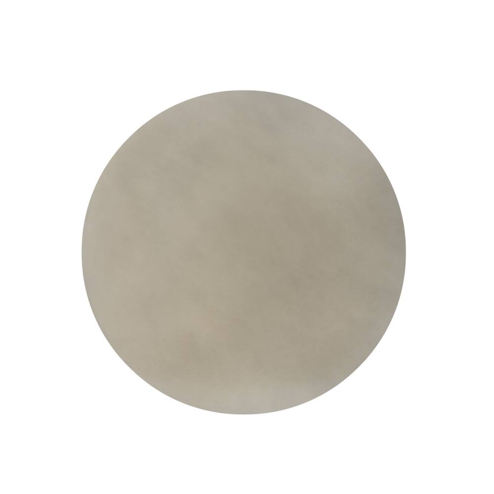 Loheer Outdoor Side Table Light Grey Round Drum Accent Table Light Gray ...
