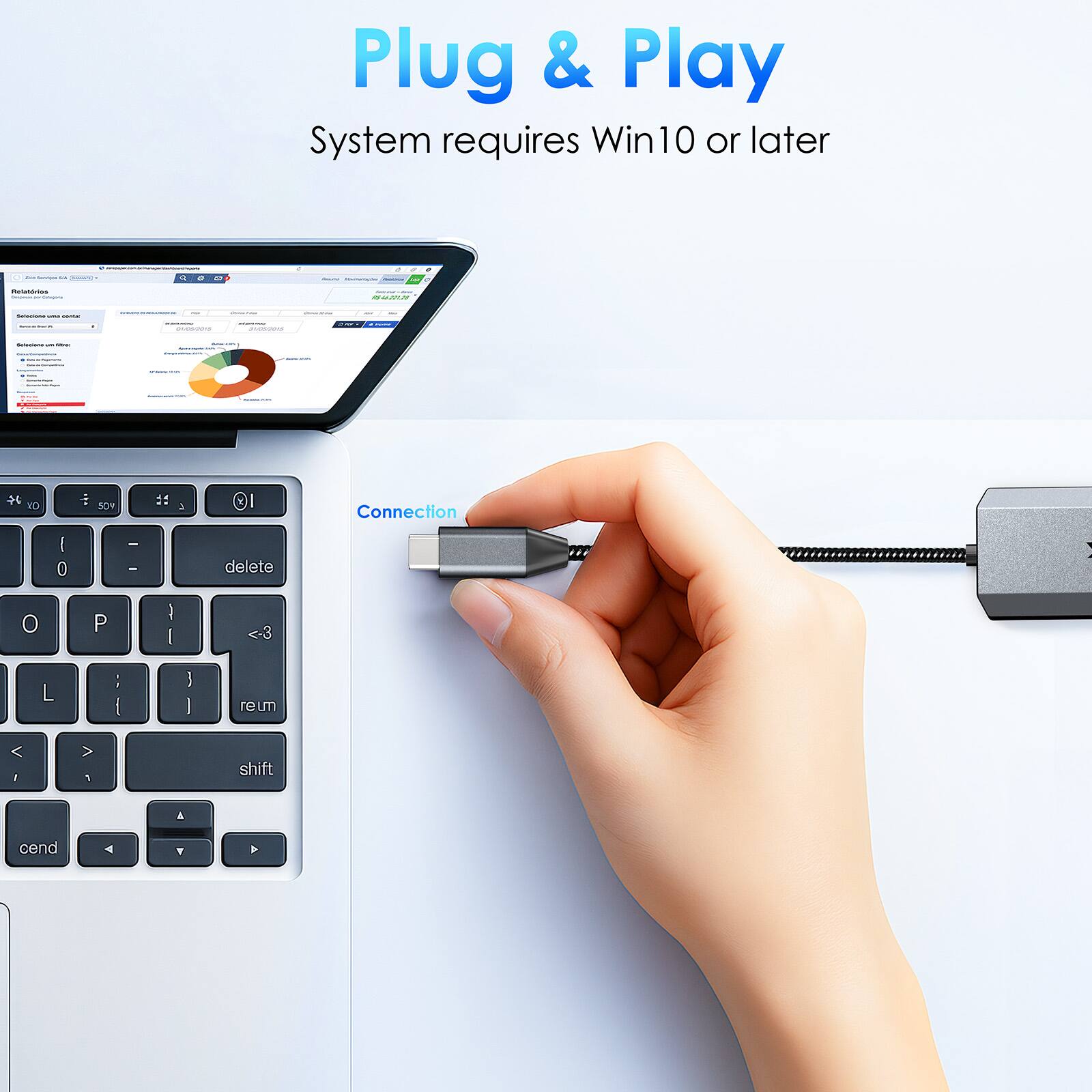 Plug & Play System requires Win10 or later

Retatories
05 48.2018
Sellections - -
plassi2018
31080018
Entescipmo -
100
SOY
2
Connection
| 0
- -
delete
0
P
I I
<-3
L
I
reum
!
> 1
shift
L
cend