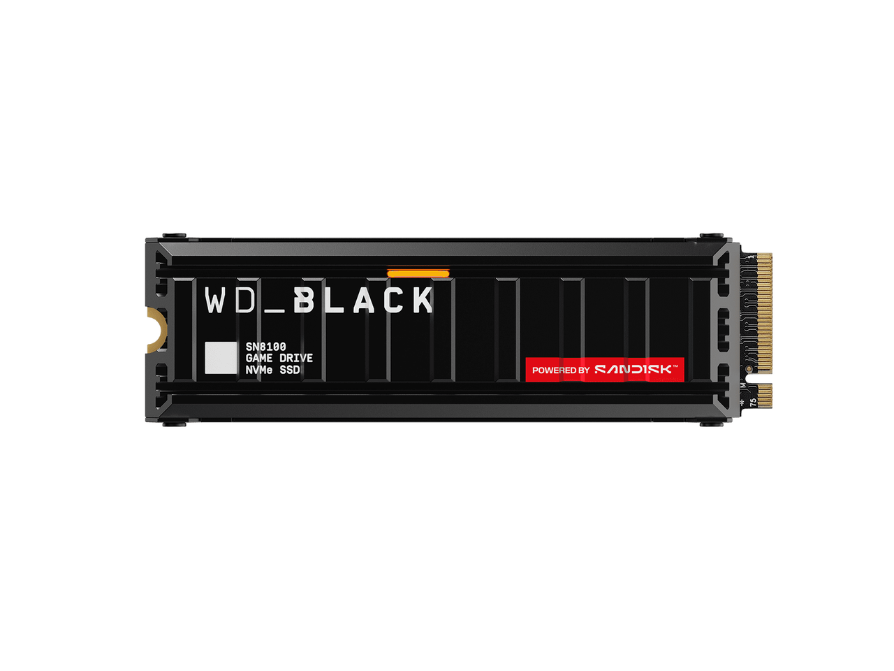 WD_BLACK D SN8100 GAME DRIVE NVMe SSD  
POWERED BY SANDISK