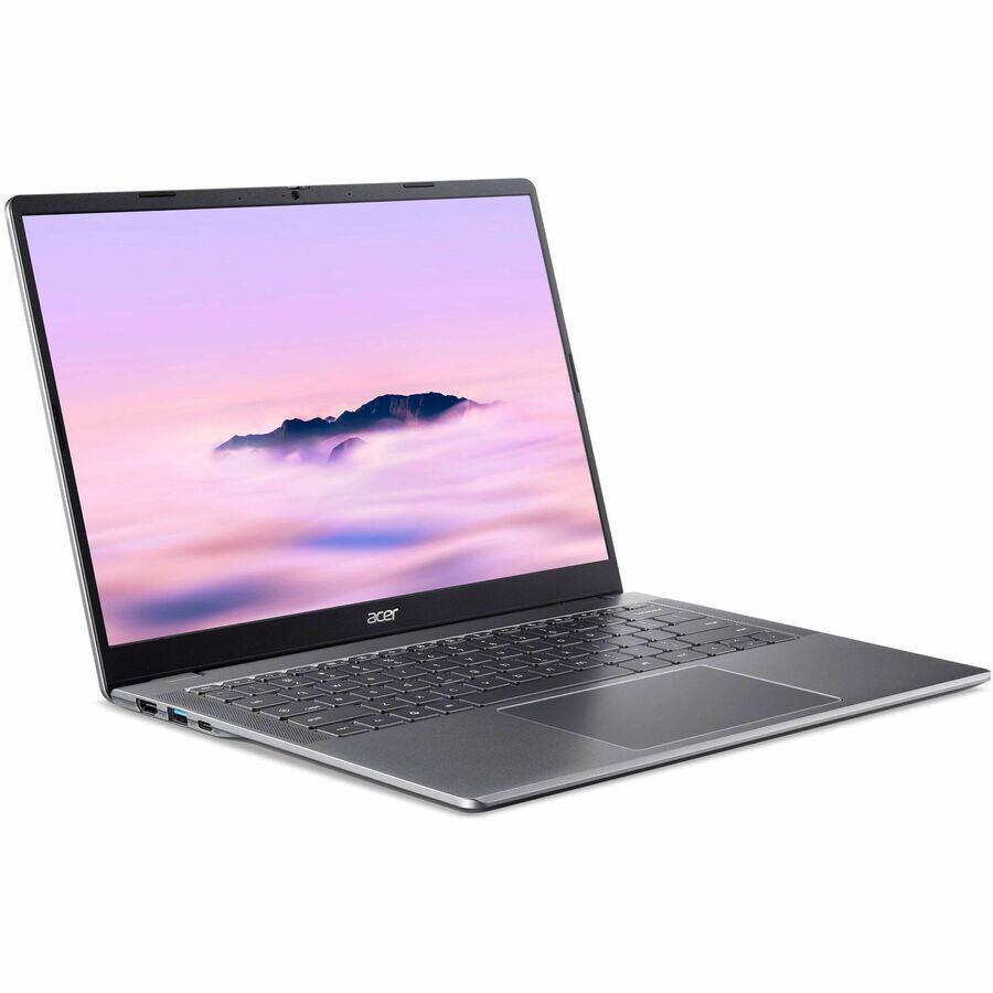 Alt View 8. Acer - Acer Chromebook Plus 514 CBE594-3T CBE594-3T-36N8 14" Touchscreen Chromebook - WUXGA - 60 Hz - Intel Core 3 N355 - 8 GB - Iron.